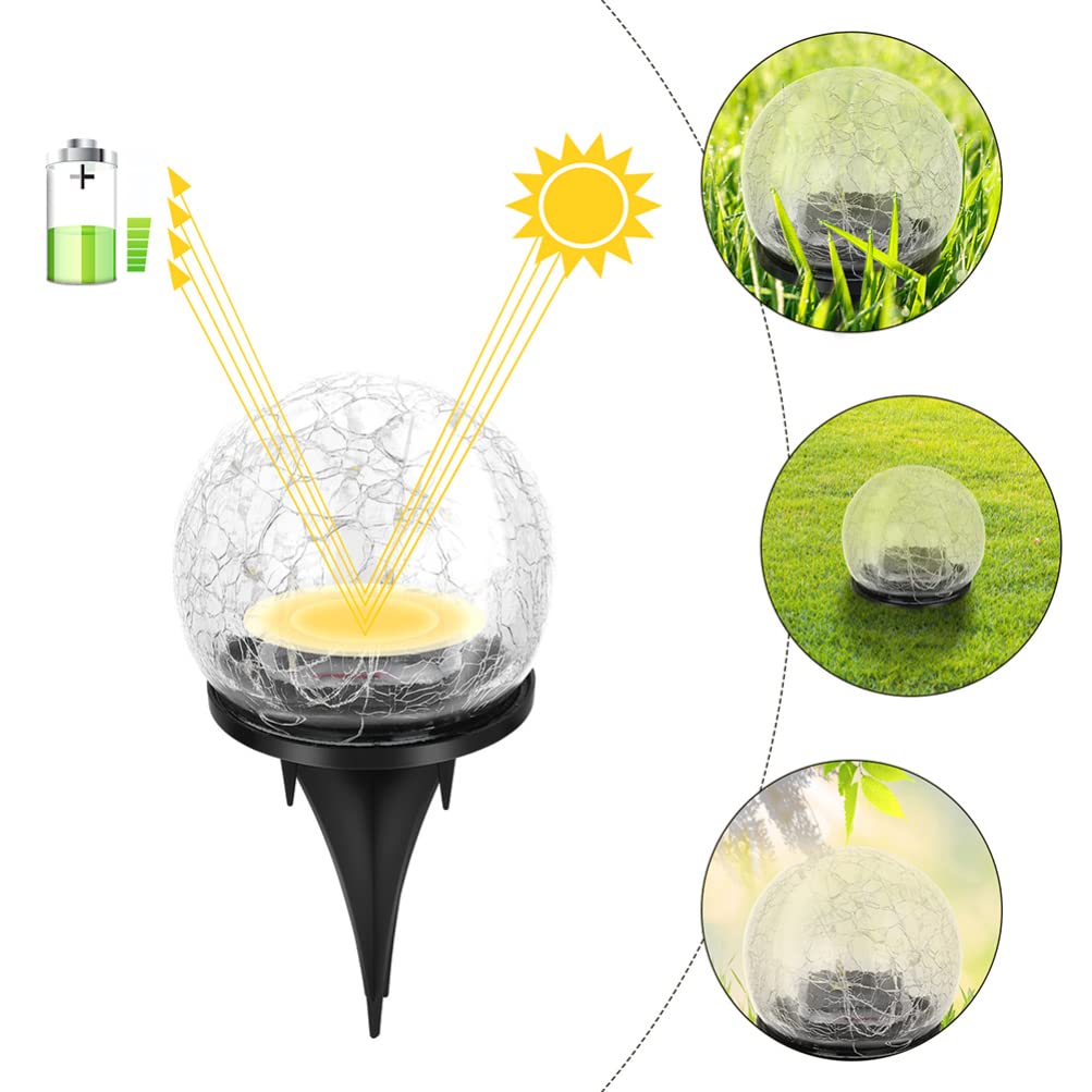 DOITOOL Solar Garden Lights - Waterproof LED Landscape Lights for Pathway, Yard & Patio