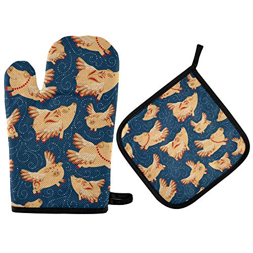 Flying Pigs a Dark Blue Sky