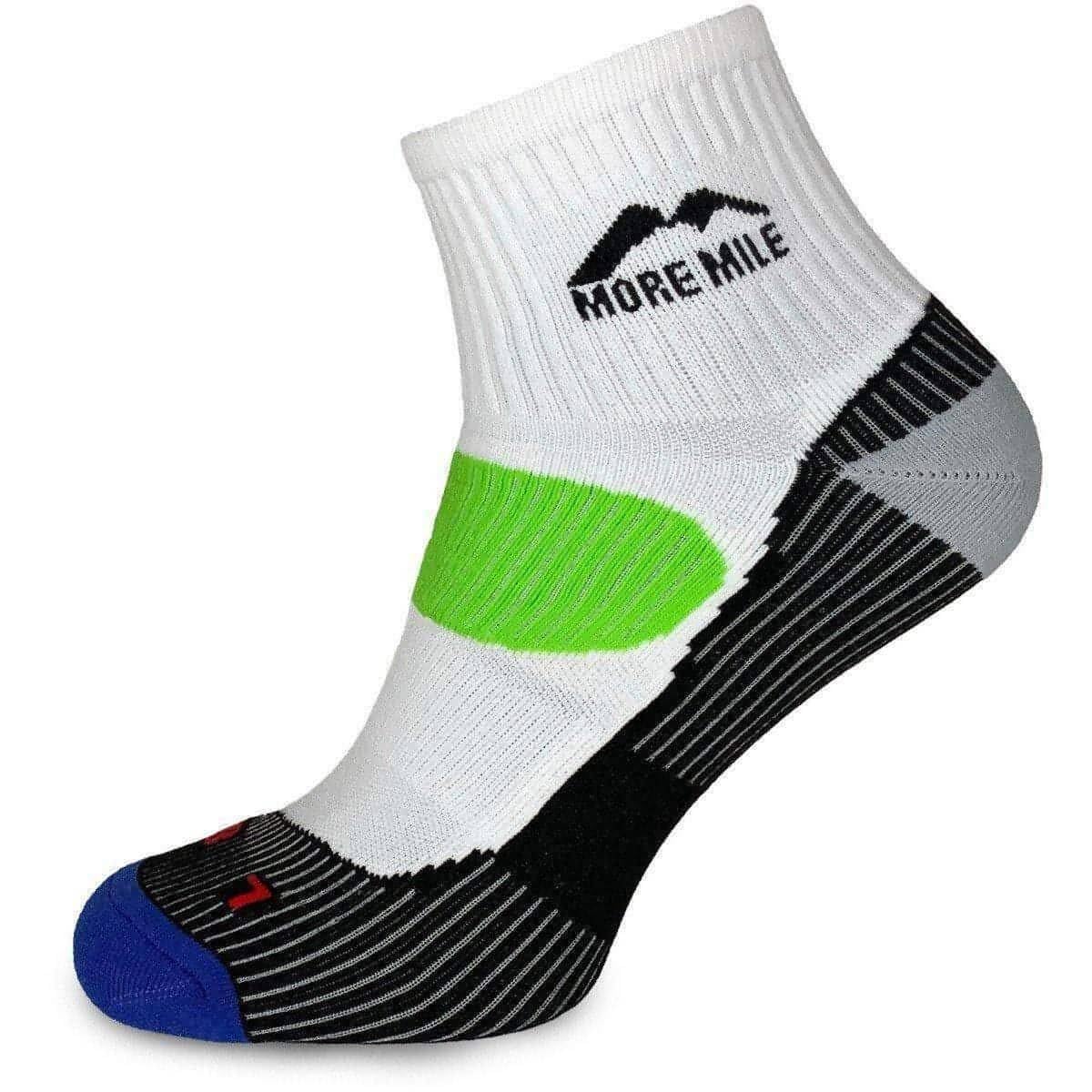HCLIFE More Mile Men's London Cushioned Running Socks - 3 Pair Pack with Compression Arch Support, Breathable Mesh Zones, Lightweight & Durable for Marathon, Gym & Everyday Wear