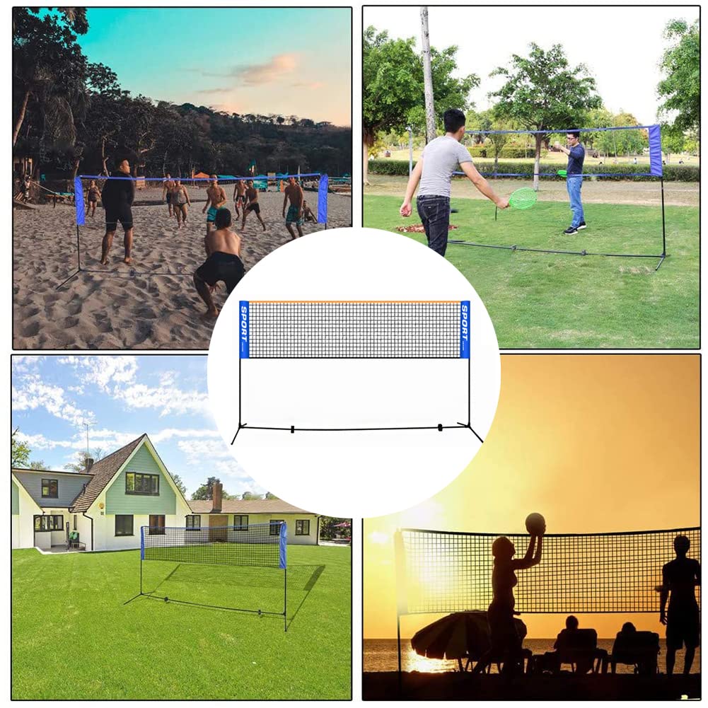 **Premium Volleyball & Pickleball Net for Outdoor Sports - Easy Setup for Beach, Lawn, Backyard, Garden & Courtyard Games - Perfect for Training, Practice & Fun Family Activities**