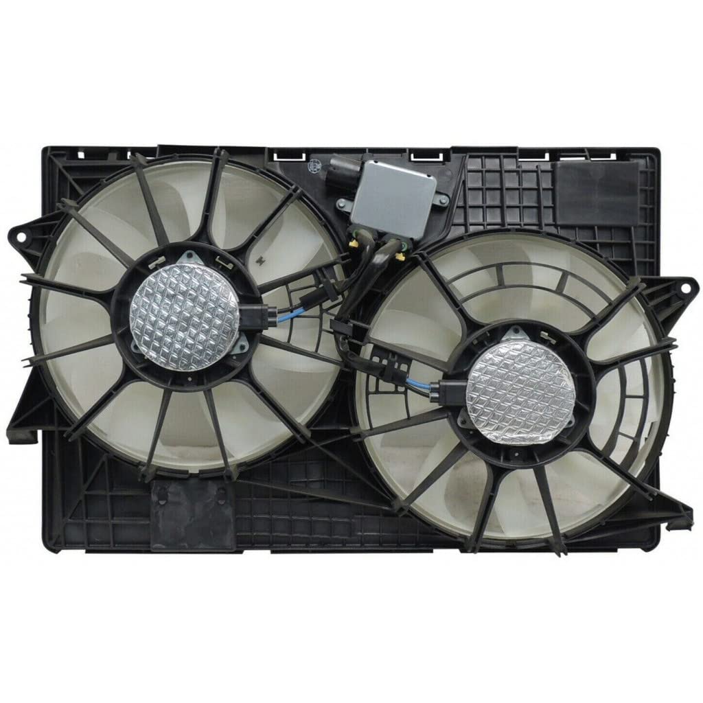 2014-2018 Jeep Cherokee Radiator Cooling Fan Assembly Replacement - OEM 68164091AH & CH3115178 | Perfect for Engine Overheating Prevention & Off-Road Adventures