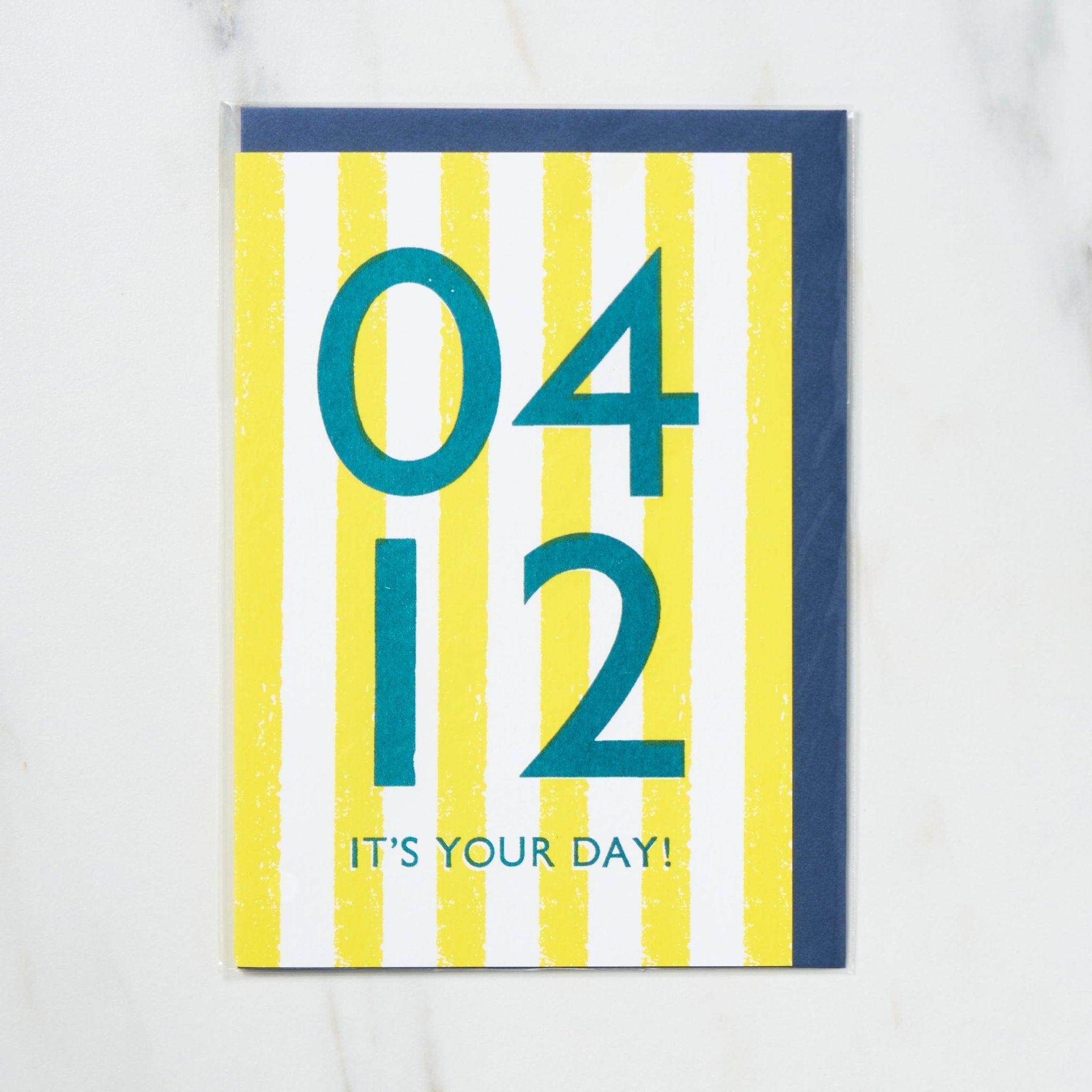365 Find Your Day Card - April Edition | Premium Letterpress Greeting Card for Birthdays, Anniversaries & Special Occasions