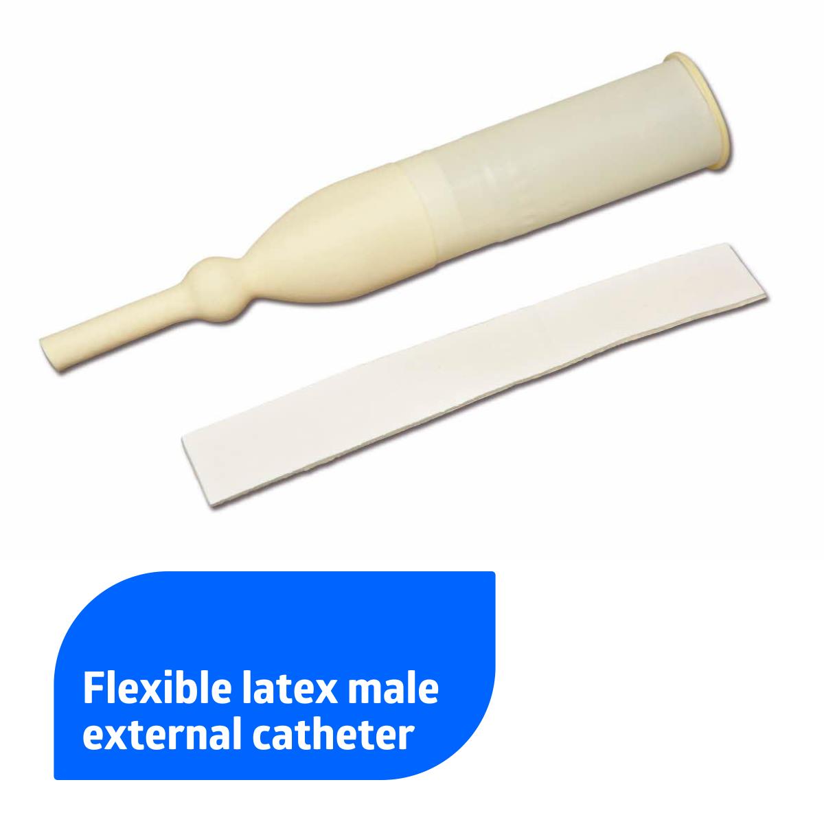 Premium External Male Latex Catheter - Pack of 25 | Comfortable & Hygienic Urinary Drainage for Home Care & Hospital Use