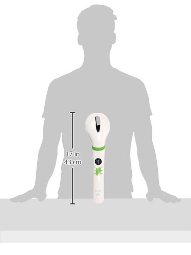 Rechargeable 2-Speed Hot & Cold Vibrating Massager - 0.54lb Portable Muscle Pain Relief for Back, Neck, Shoulders - Perfect for Home, Office & Travel Use