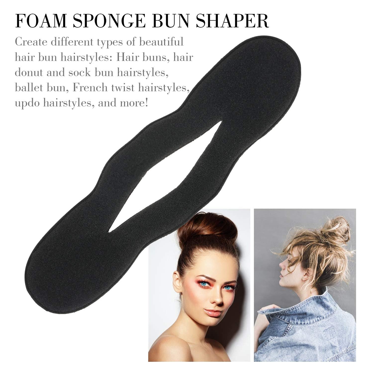 Professional Hair Styling Kit - Bun Maker, Spiral Hair Ties, Side Comb & Hair Pins for Braiding & Updos | Perfect for Weddings, Parties & Daily Styling