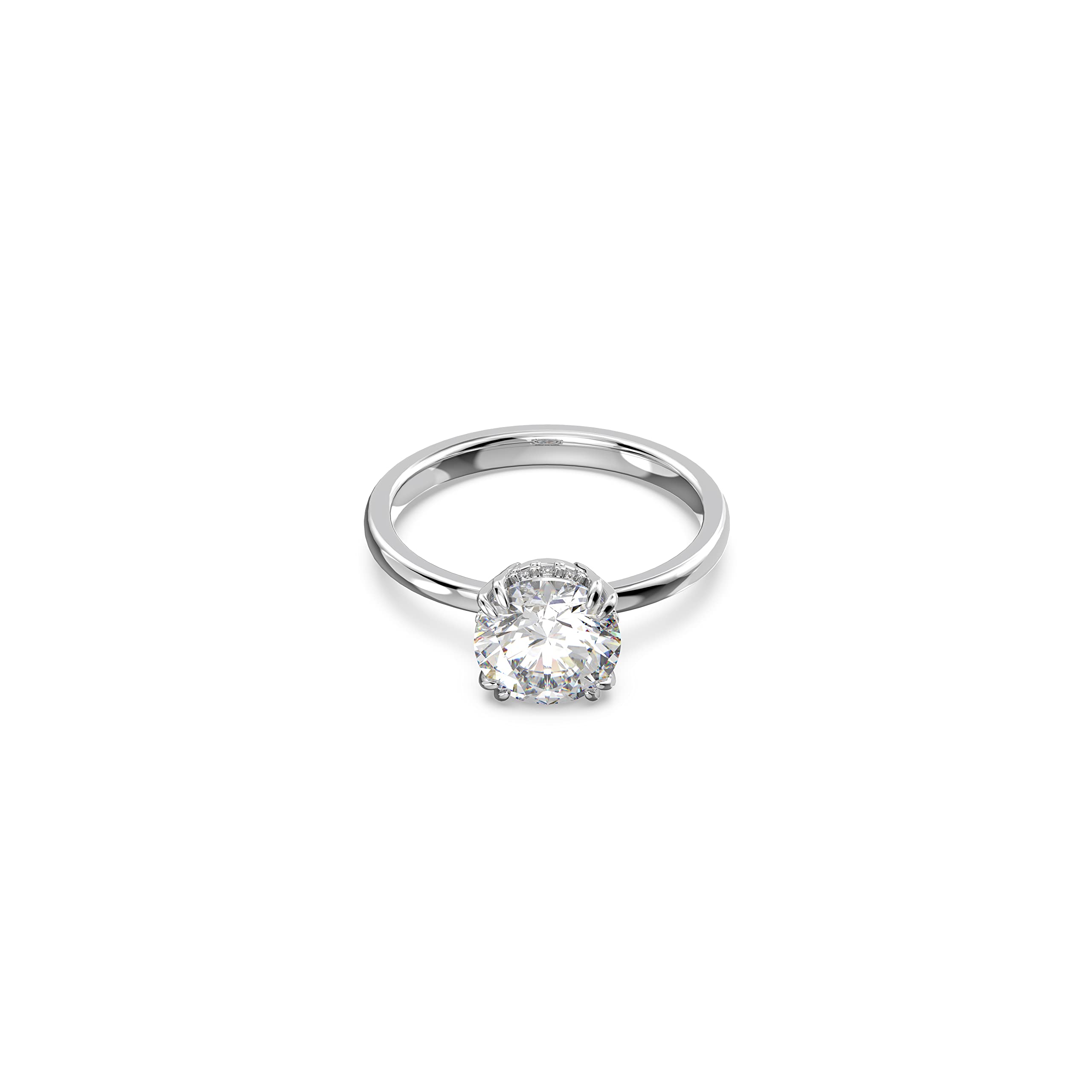 Swarovski Constella Cocktail Ring - Princess Cut Crystal Jewelry for Parties & Weddings