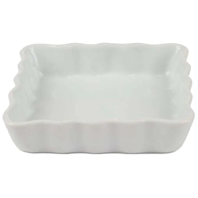4 Inch Square China Dishes - Set of 4 | Elegant Asian-Style Appetizer Plates for Sushi, Dim Sum & Small Bites | Perfect for Dinner Parties & Home Decor