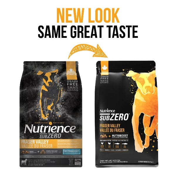Nutrience SubZero Fraser Valley High Protein Dry Dog Food - Grain-Free, Rich in Meat for Active Dogs - Ideal for Large Breeds & Outdoor Adventures
