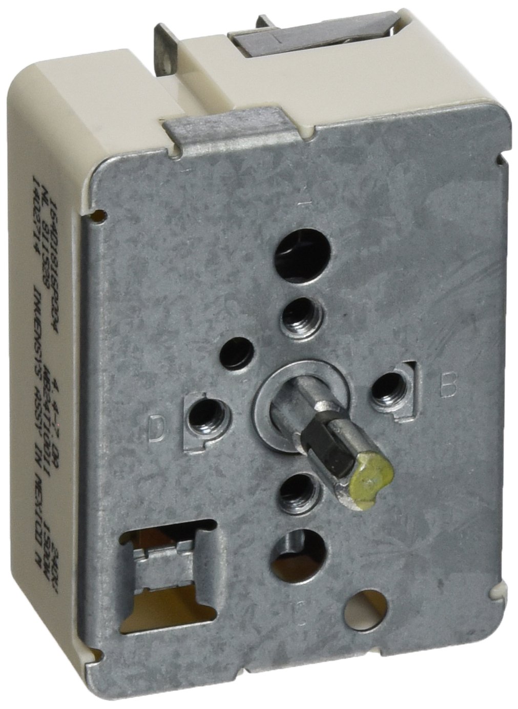 GE WB24T10011 Surface Burner Control Switch - Replacement Part for Electric Stoves & Ranges - Perfect for Kitchen Appliance Repair & Maintenance