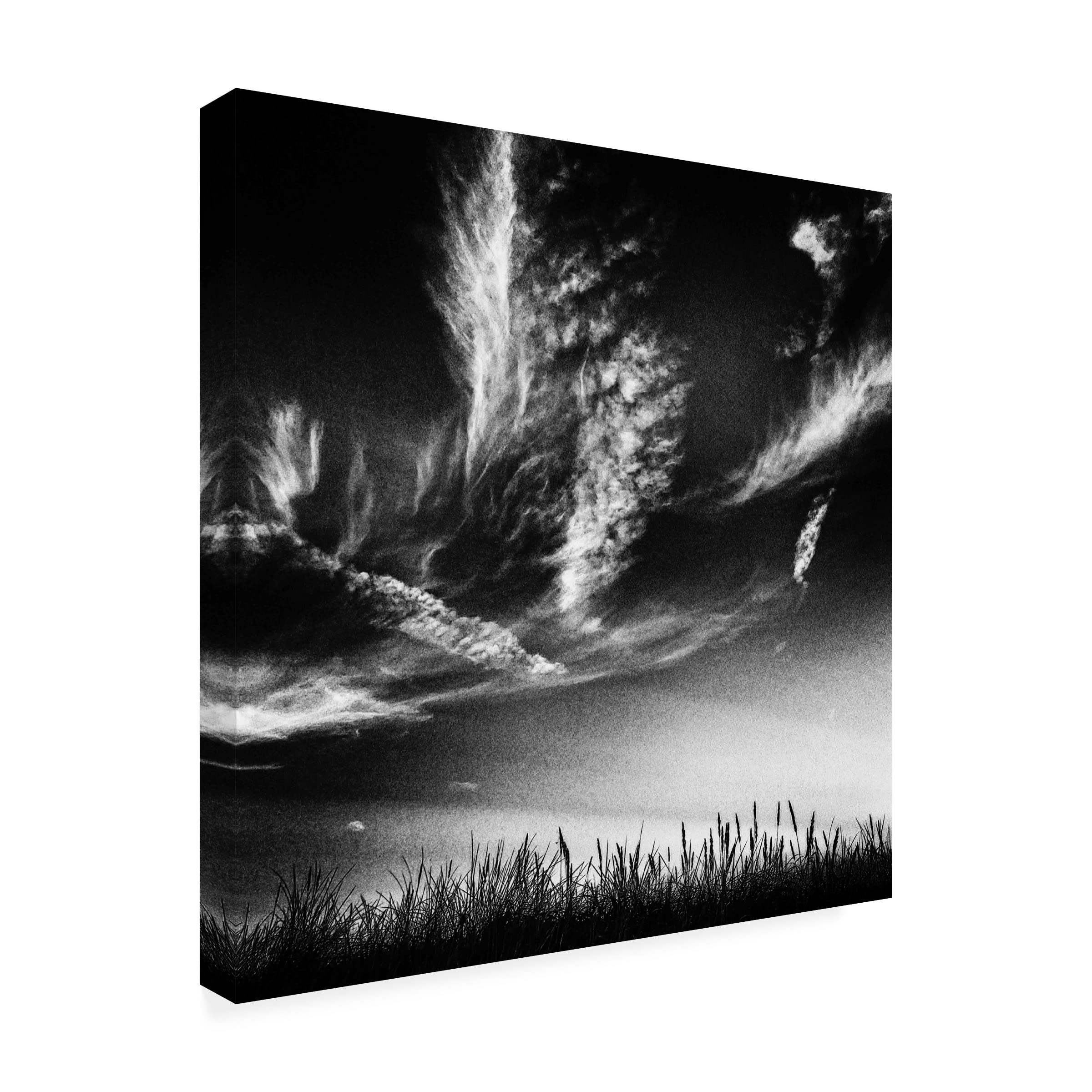 Vincenzo Pascale 'Heaven And Earth' Canvas Wall Art Print - Modern Abstract Landscape Painting for Living Room, Bedroom & Office Decor