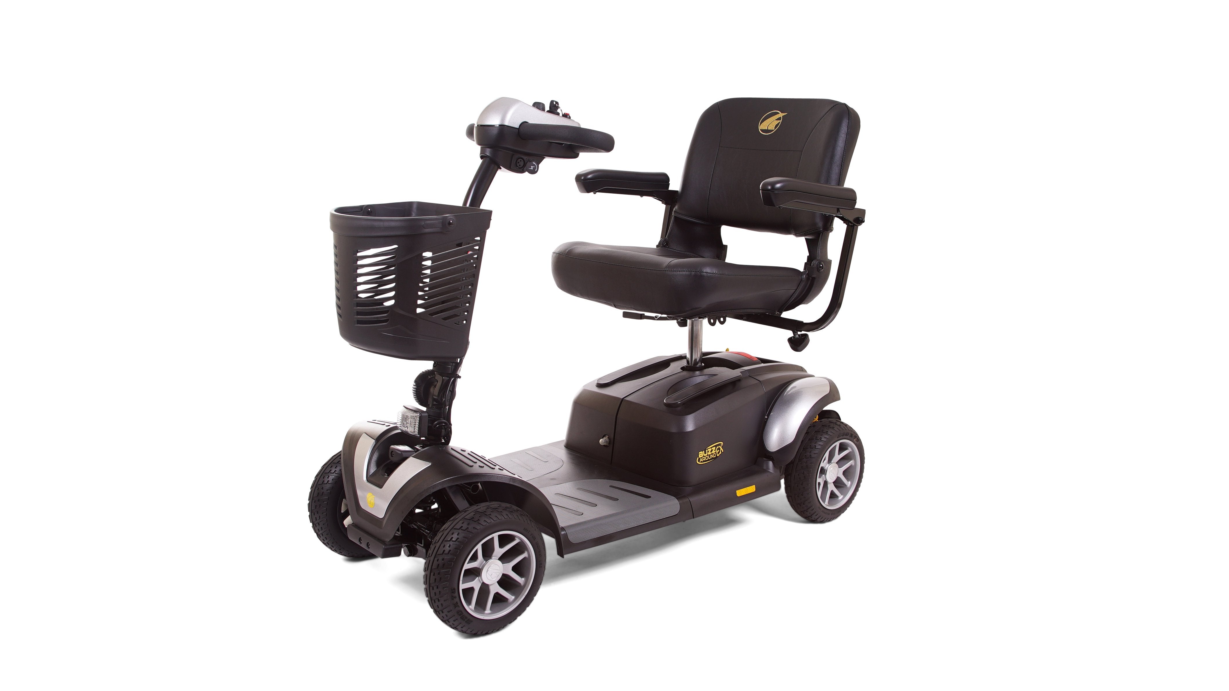 Golden Technologies BuzzAround EX Extreme 4 Wheel Mobility Scooter - Heavy Duty Electric Scooter for Adults with 400 lb Weight Capacity - Perfect for Outdoor Use, Shopping & Travel