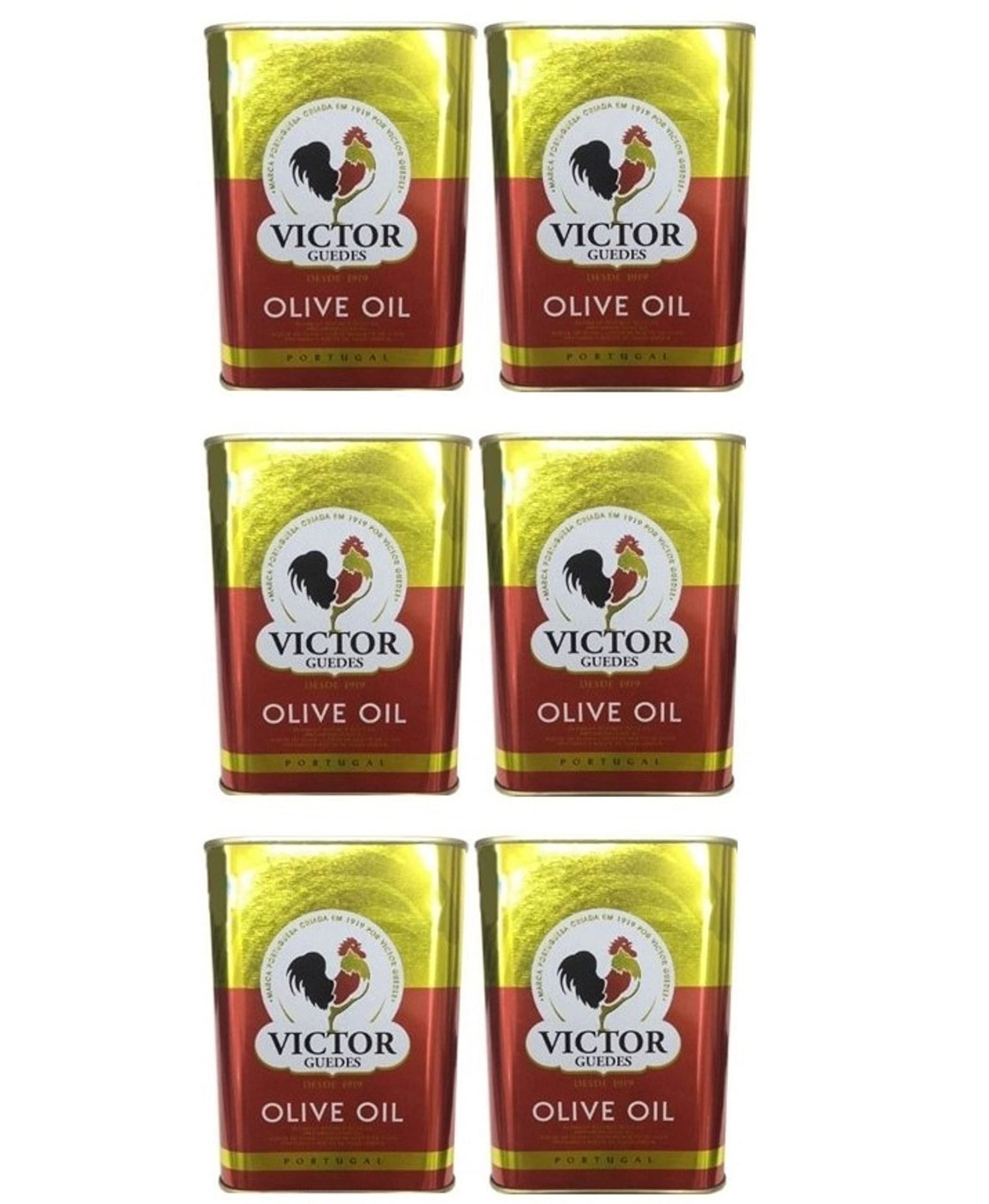 Premium Victor Guedes Extra Virgin Olive Oil - 3 Sets of 2 Pack (6 Bottles Total) | Cold-Pressed, Rich Flavor | Perfect for Cooking, Salads & Gourmet Recipes