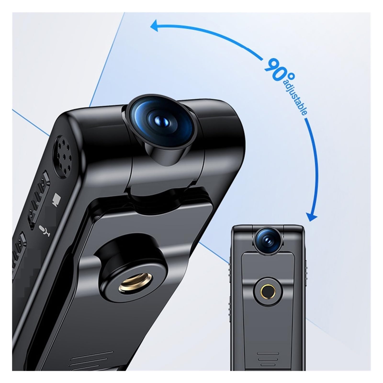 **C700 Action Camera - 1080P HD Mini Rotating Dash Cam with Video, Audio & Voice Recorder for Sports, Bicycle, Motorcycle - Includes 64GB Card (Ideal for Cycling, Vlogging & Adventure Recording)**