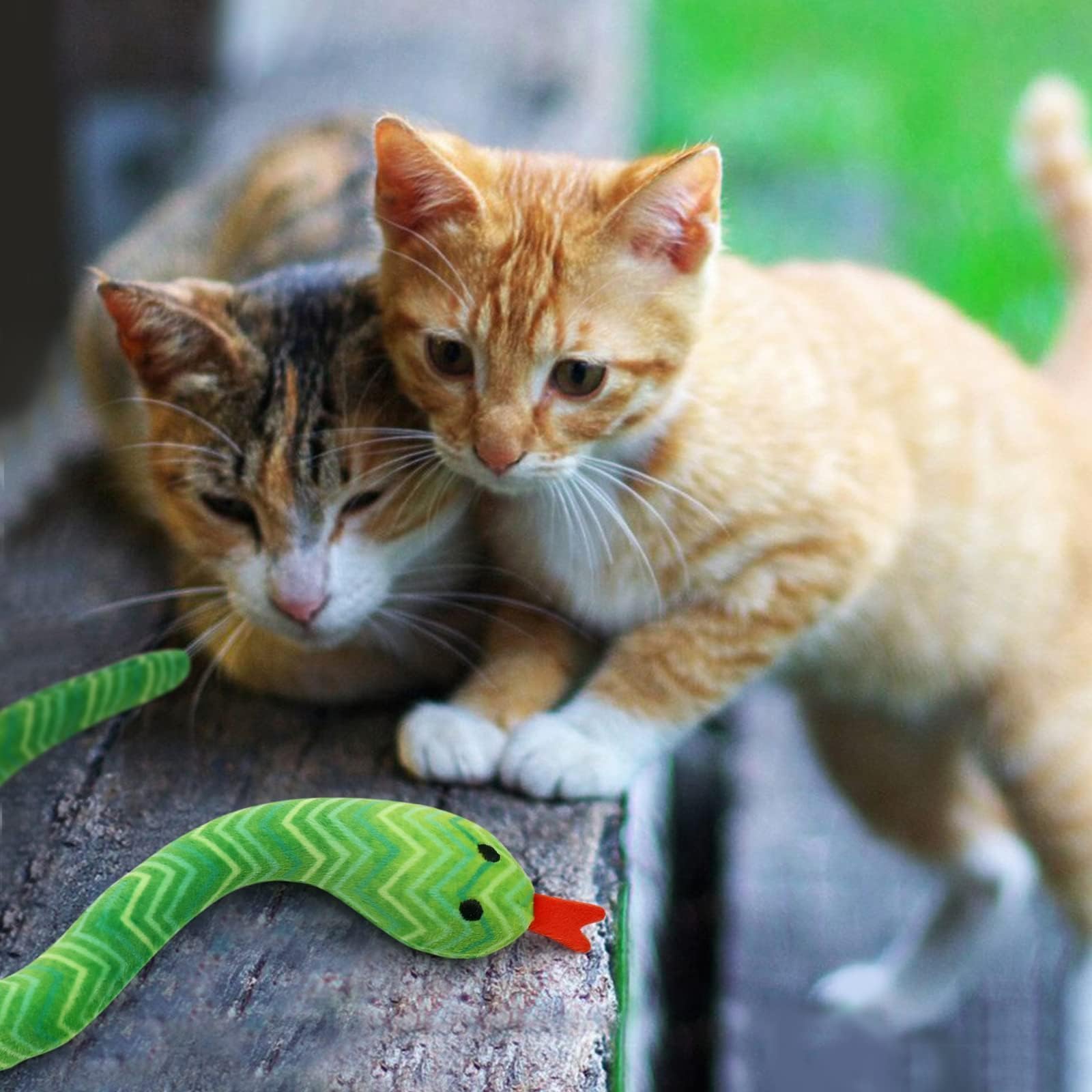 **CiyvoLyeen 5 Pack Snake Cat Toys with Catnip - Interactive Kitten Toys for Indoor Cats, Chew Toys for Dental Health - Perfect Gift for Cat Lovers (Playtime, Training & Stress Relief)**