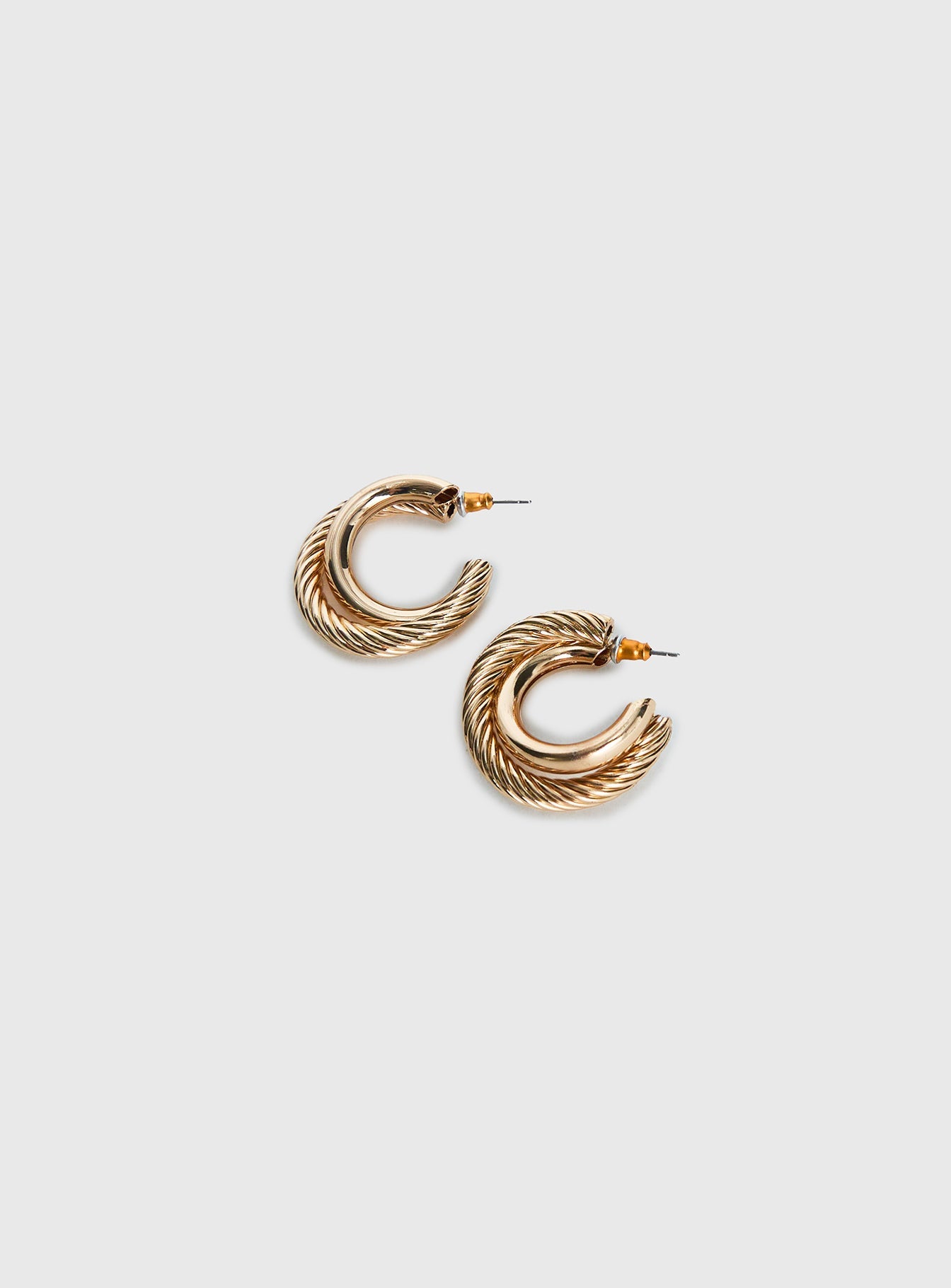 Aster Layered Hoop Earrings 14K Gold Plated Dainty Stackable Hoops for Women - Perfect for Everyday Wear, Parties & Gifts
