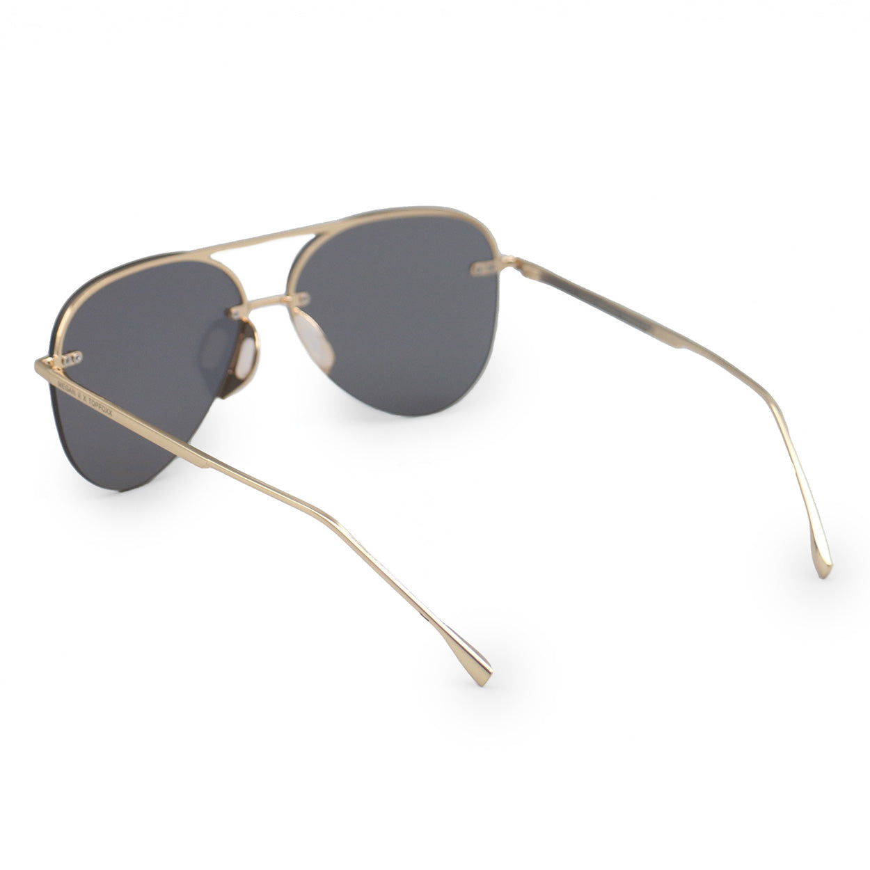 Tangle-Free Aviator Sunglasses for Women - Smaller Megan 2 Mirrored Bronze Lenses - Stylish & Lightweight for Driving, Travel & Outdoor Activities