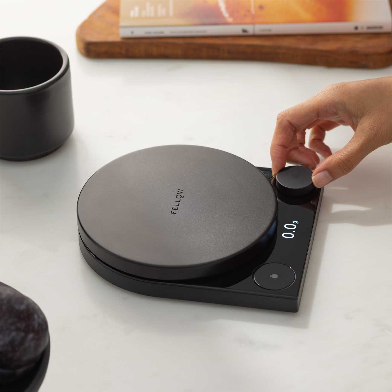 Fellow Tally Pro Precision Coffee Scale - Digital Barista Scale with Timer, 0.1g Accuracy for Pour Over, Espresso & French Press Coffee Brewing - Perfect for Home Baristas & Coffee Enthusiasts