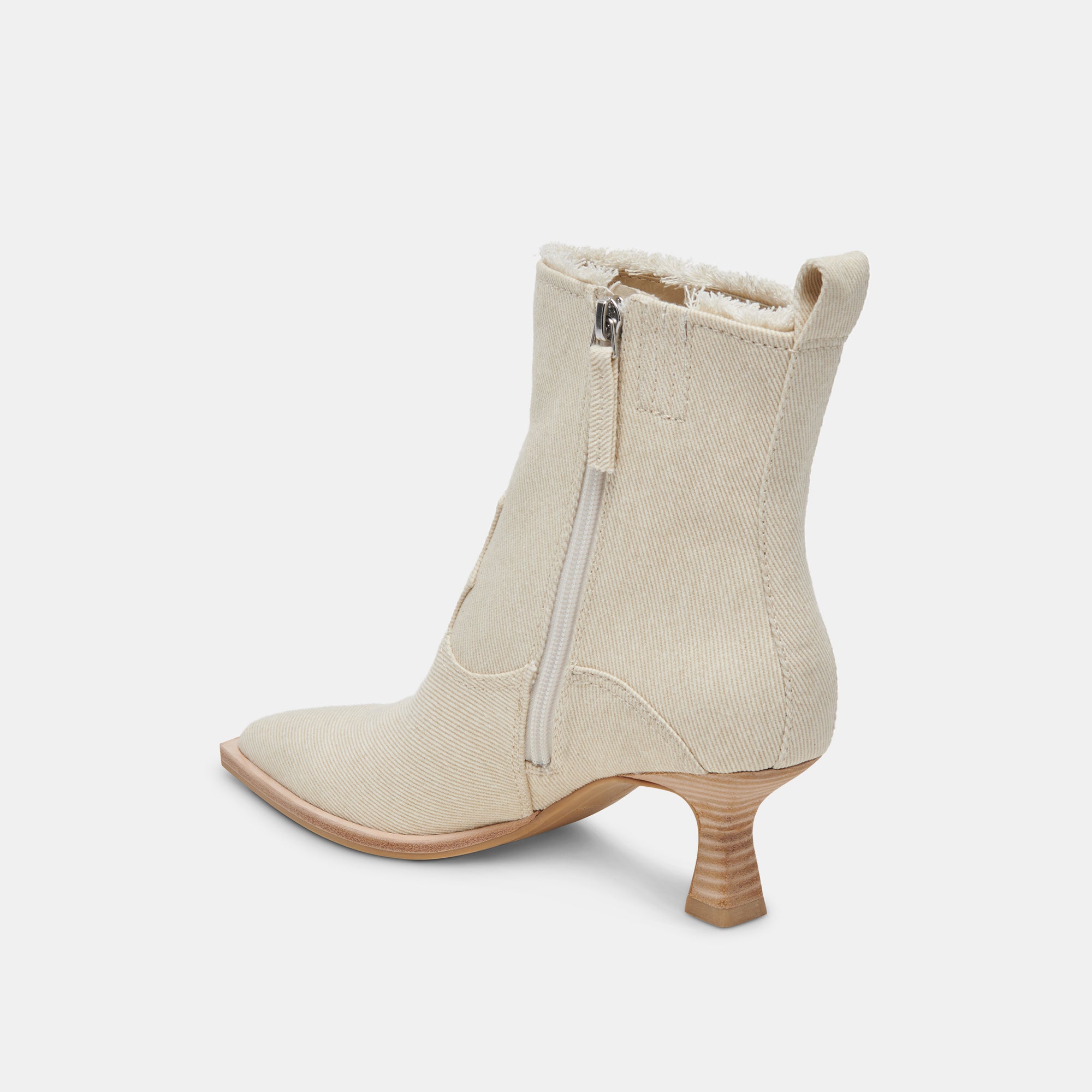 Austin Boots Ivory Denim - Stylish Western Cowboy Boots for Women | Comfortable & Durable for Casual Wear, Country Music Festivals, and Night Out