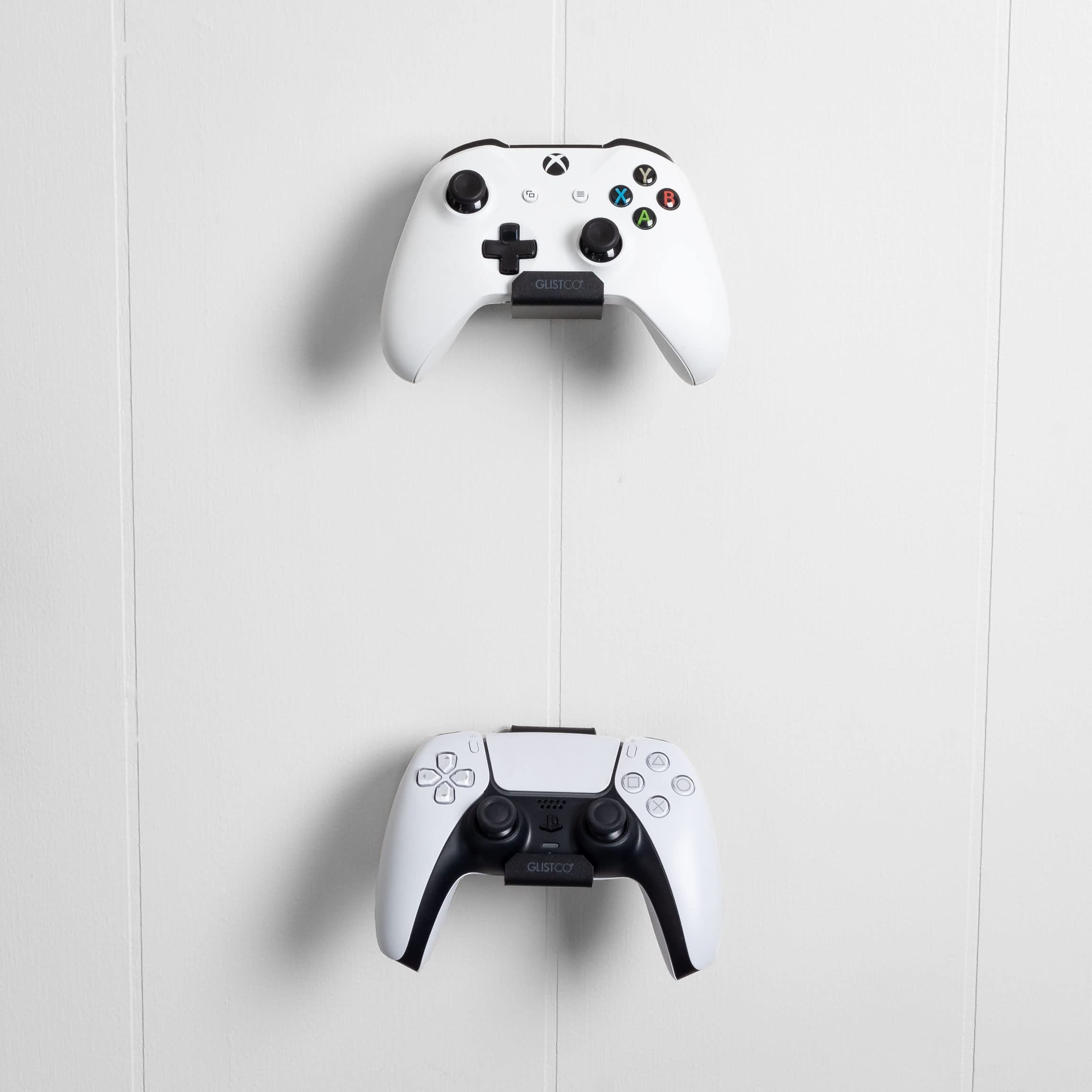 Universal Controller Wall Mount (2 Pack) - Secure & Adjustable Mana Hooks for PS5, Xbox, Nintendo Switch - Perfect for Gaming Room & Living Room Organization