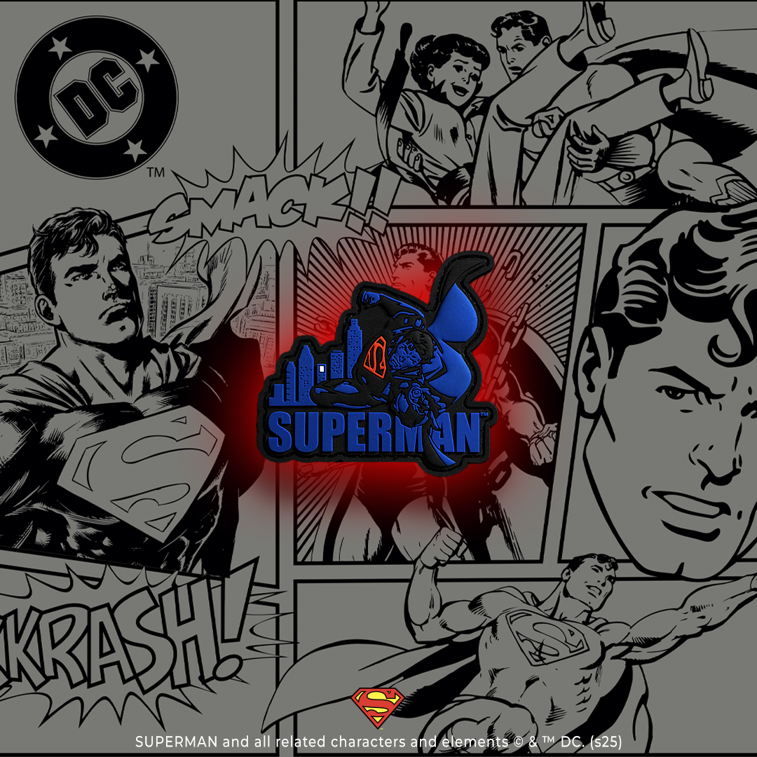 Superman Flight Embroidered Iron-On Patch - Officially Licensed DC Comics Merchandise for Jackets, Backpacks & Cosplay Costumes | Perfect for Comic Book Fans & Superhero Collectors