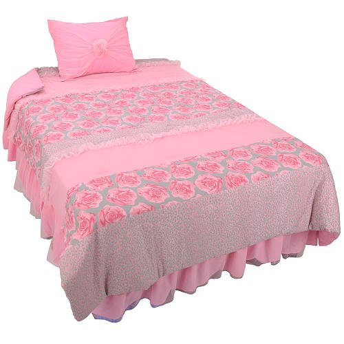Soft & Cozy Meow 3-Piece Twin Comforter Set - Cute Cat Print Bedding for Kids & Teens - Perfect for Bedrooms, Dorms & Sleepovers