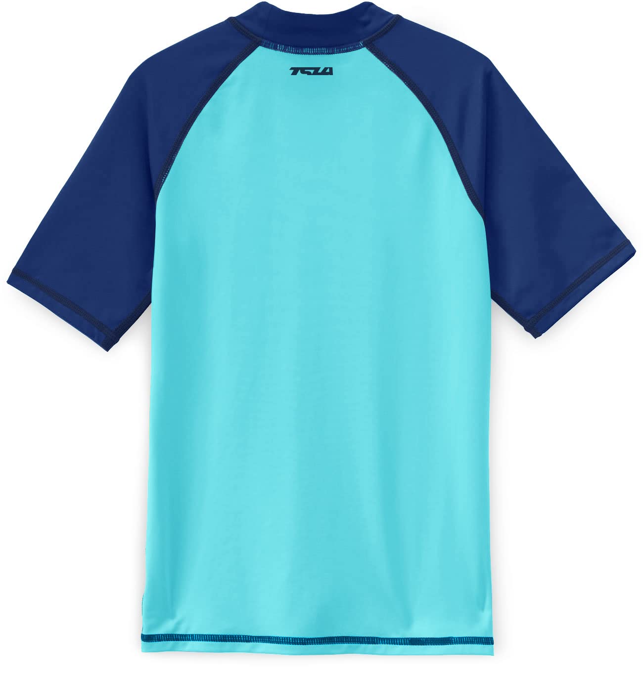 TSLA UPF 50+ Kids Sun Protection Rash Guard Shirt - Short Sleeve UV Swim Top for Boys & Girls - Perfect for Swimming, Surfing, Beach & Pool Activities