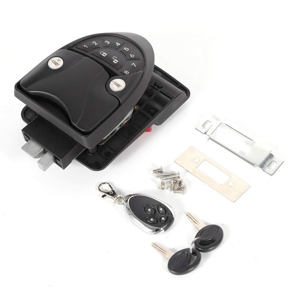 Keyless RV Entry Door Lock Set - Secure Caravan Lock with Keyless Entry Keypad & 2 Keys for RV Trailers | Perfect for Easy Access & Enhanced Security on Camping Trips