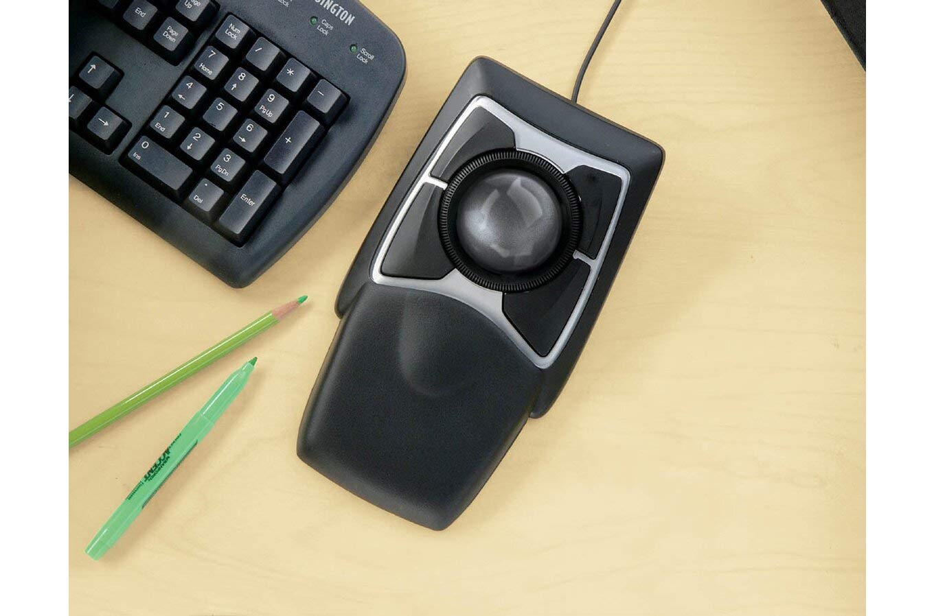 Kensington Expert Mouse Wireless Trackball - Ergonomic Optical Trackball for PC & Mac - Perfect for Graphic Design, CAD, and Office Use