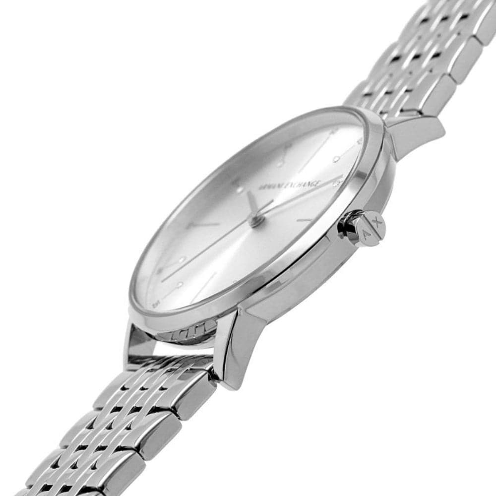 Armani Exchange AX5578 Women's Watch - Silver Dial & Stainless Steel Strap | Fashion Accessory for Work, Party & Everyday Wear