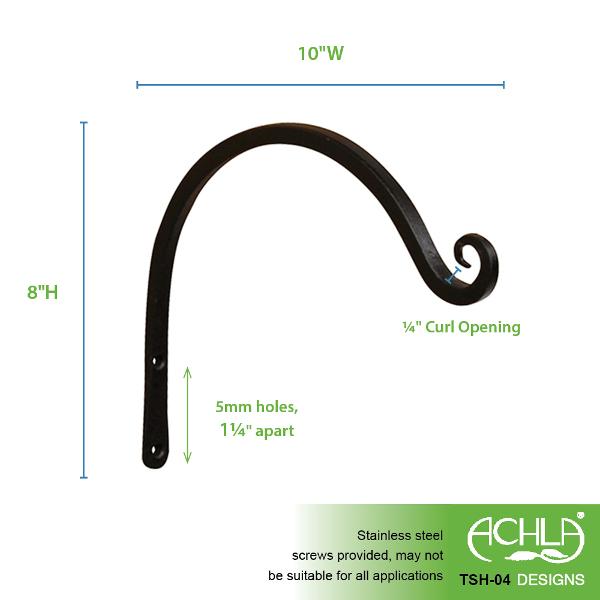 2 Pack Heavy Duty Upcurled Brackets - Rust-Resistant Metal Shelf Supports for Garage, Kitchen & Storage Organization