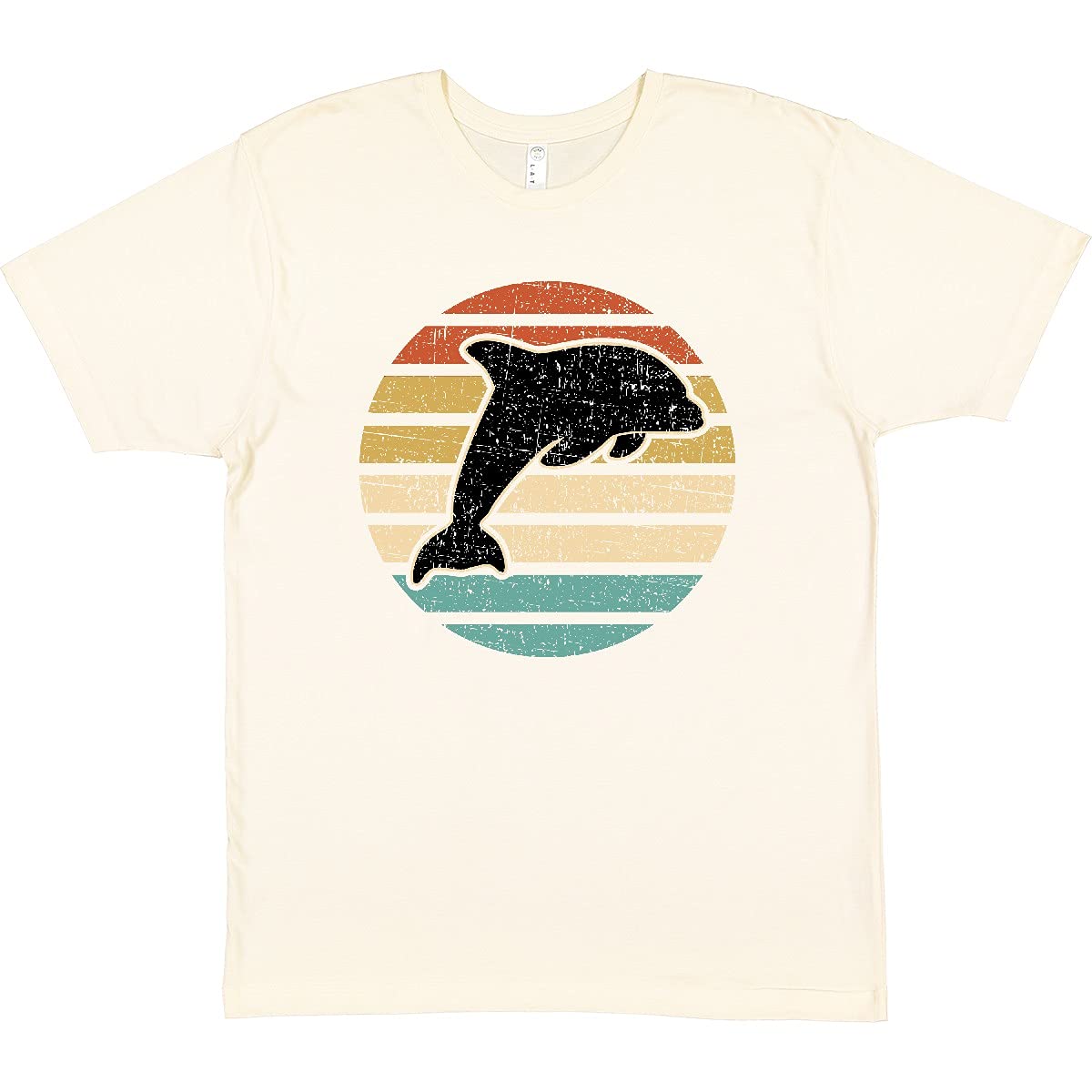 Inktastic Cute Dolphin Beach Vacation T-Shirt for Women & Men - Perfect for Summer Travel, Ocean Getaways & Casual Wear