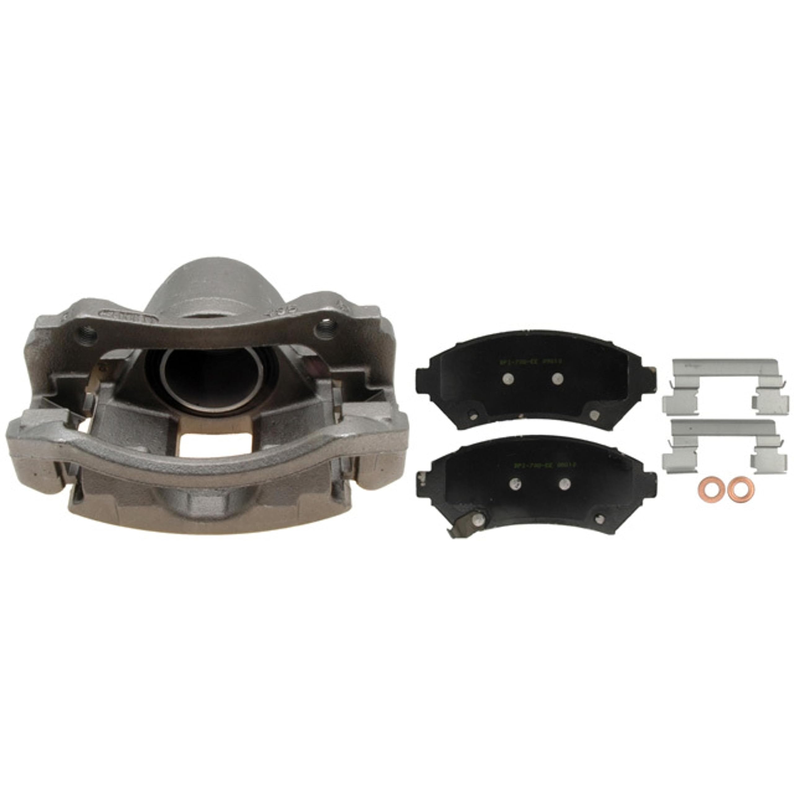 ACDelco Gold 18R1215 Remanufactured Loaded Brake Caliper Assembly with Semi-Metallic Pads - Front Driver Side Disc Brake (Non-Coated) | Perfect for Car Maintenance & Safe Driving