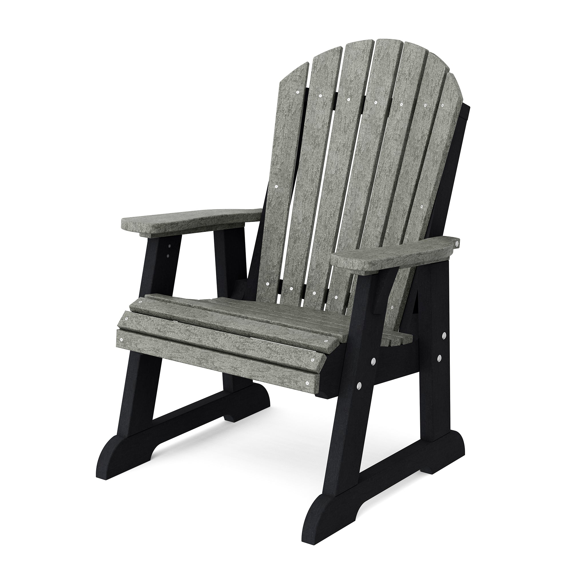 Heritage High Fan Back Chair - Classic Wooden Dining Chair with Upholstered Seat - Perfect for Farmhouse, Rustic & Traditional Dining Rooms