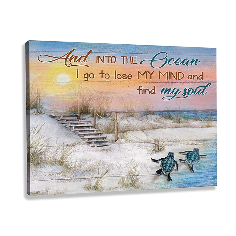 Turtle Beach Motivational Wall Art - 12