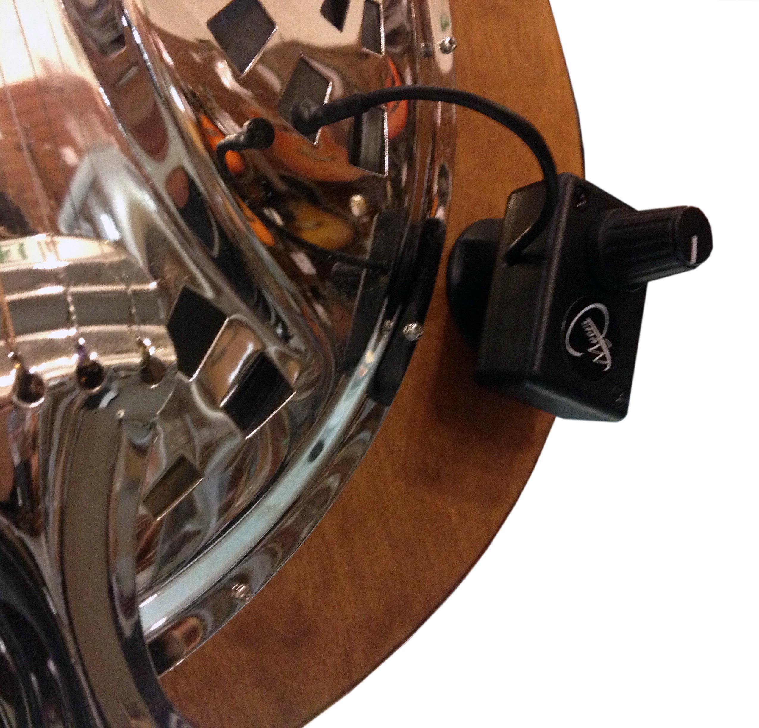 High-Quality Resonator Guitar Pickup with Flexible Micro-Gooseneck - Myers Pickups for Blues, Folk & Slide Guitar - Perfect for Live Performances & Studio Recording