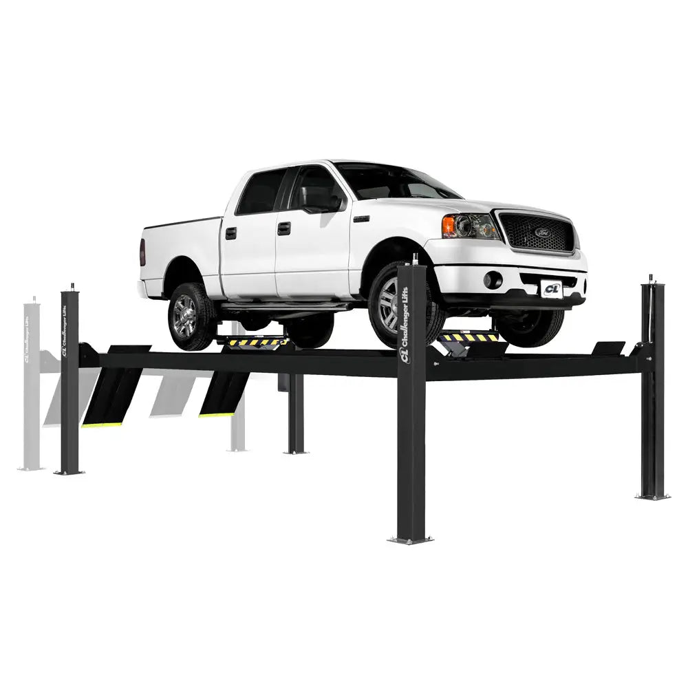 Challenger 4P14 4 Post Car Lift 14,000 lbs Capacity - Heavy Duty Vehicle Lift for Auto Repair Shops, Home Garages & Car Enthusiasts