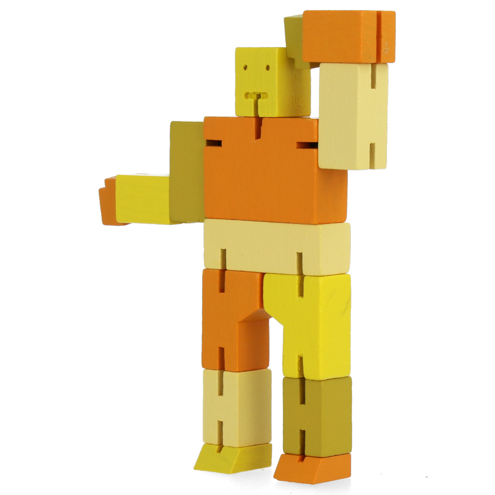 Cubebot Micro Yellow Multi - Fun Mini Robot Toy for Kids, Adults, Collectors | STEM Learning, Desk Decor, Stress Relief, Gift Idea