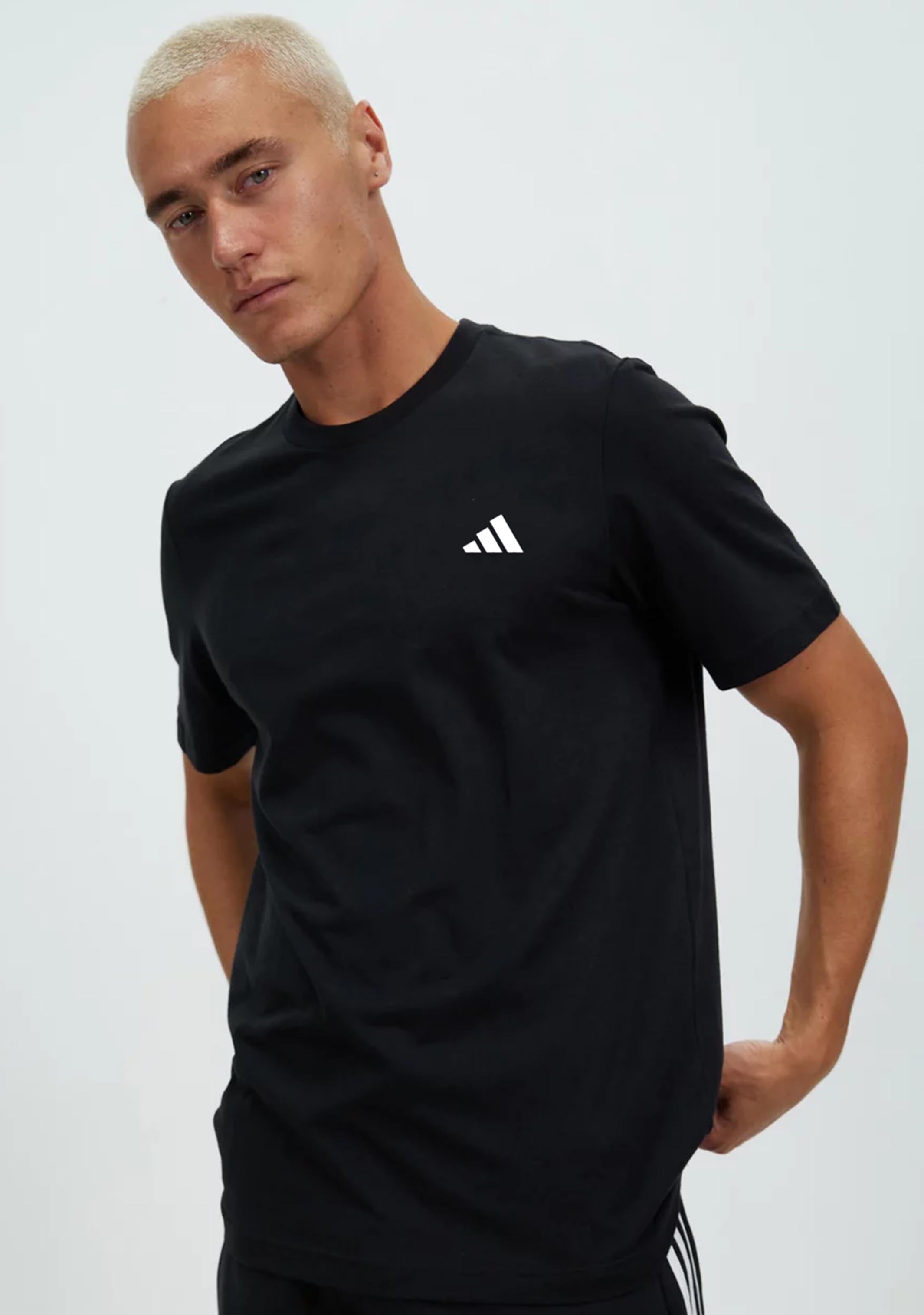 Adidas Men's Feelready Training Tee - Moisture-Wicking Workout Shirt for Gym, Running & Active Lifestyle | Essential Performance Apparel for Athletes