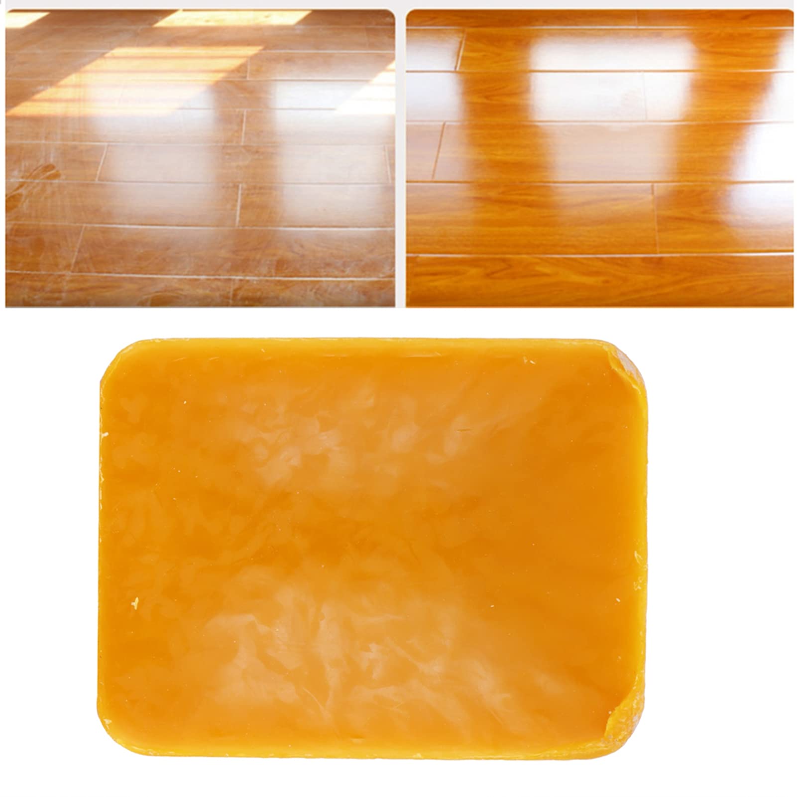 Premium Yellow Beeswax for Wood Furniture - Durable, Non-Rusting Polish for Mahogany & Antique Furniture Restoration - Enhances Texture & Shine - Ideal for Wooden Artworks, Tables, Chairs & Cabinets - Perfect for Home Decor & Vintage Furniture Care