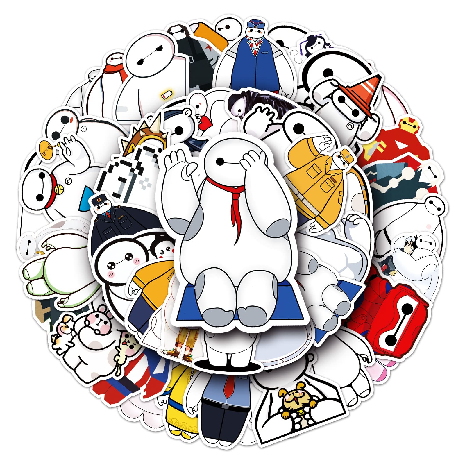 51 Pcs Waterproof Vinyl Stickers for Hydro Flask, Laptop, Phone & Skateboard - Cute Aesthetic Decals for Kids, Teens & Adults - Perfect for DIY Crafts, School Supplies & Personalizing Water Bottles