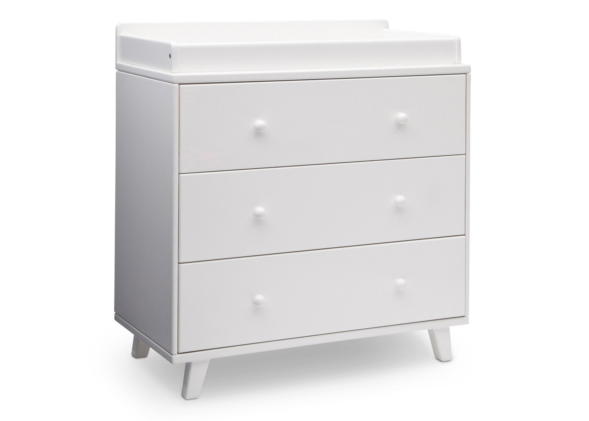 Ava 3 Drawer Nursery Dresser with Changing Table Top - Perfect Baby Changing Station for Nursery Organization & Storage