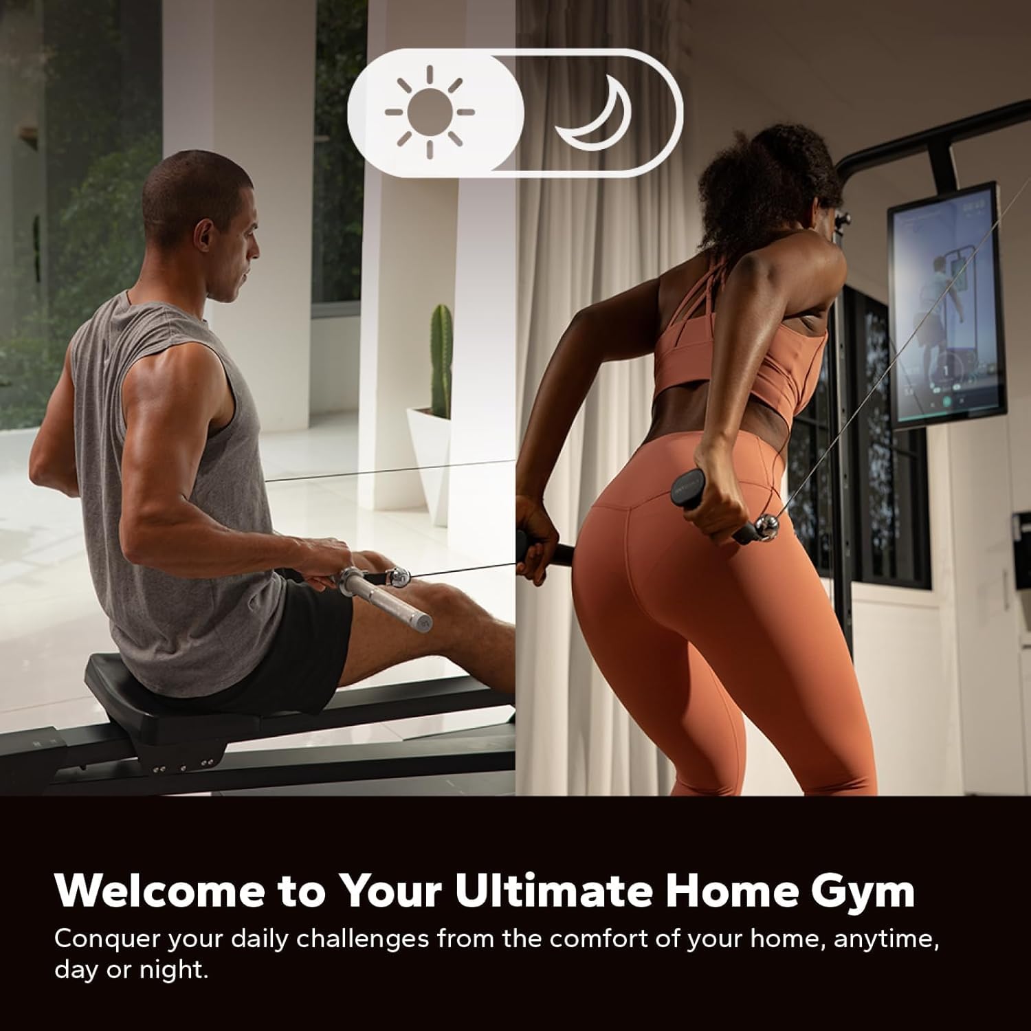 Smart Home Gym System - Multifunctional Smith Machine & Power Cage for Full Body Strength Training | All-in-One Cable Machine for Home Workouts | Perfect for Small Spaces, Garage Gyms & Home Fitness Enthusiasts