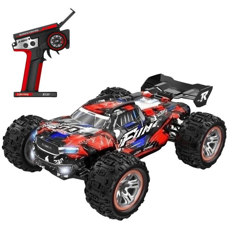 WLTOYS 184008 1/18 Scale 60KM/H High Speed Brushless 4WD RC Truck with 2.4G Remote Control - Off-Road Racing, Backyard Bashing & Stunt Performance for Adults and Kids