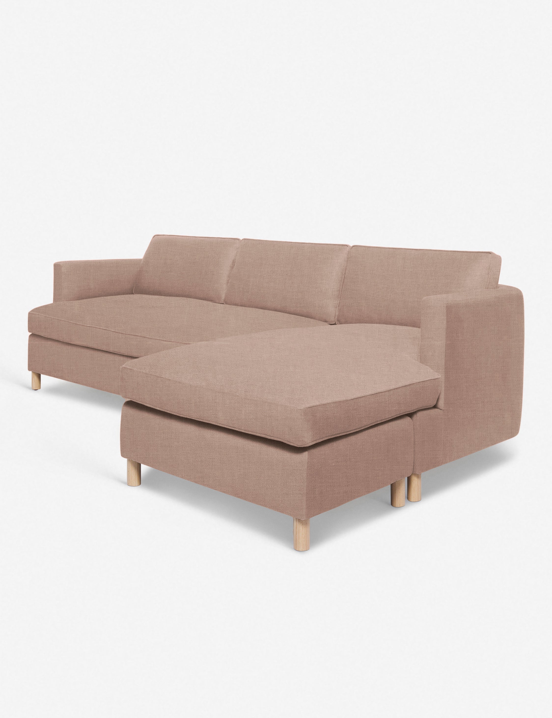 Belton Sectional Sofa by Ginny Macdonald - Modern L-Shaped Couch for Living Room, Lounge & Family Room - Comfortable Fabric Upholstery with Reversible Chaise