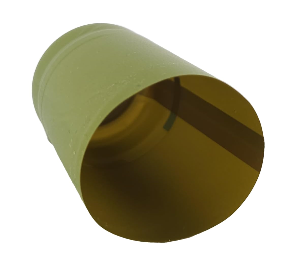 120 Count PVC Heat Shrink Capsules with Tear Tabs for Wine Bottles - Metallic Lime Green | Perfect for Home Brewing, Wine Making & Bottle Sealing