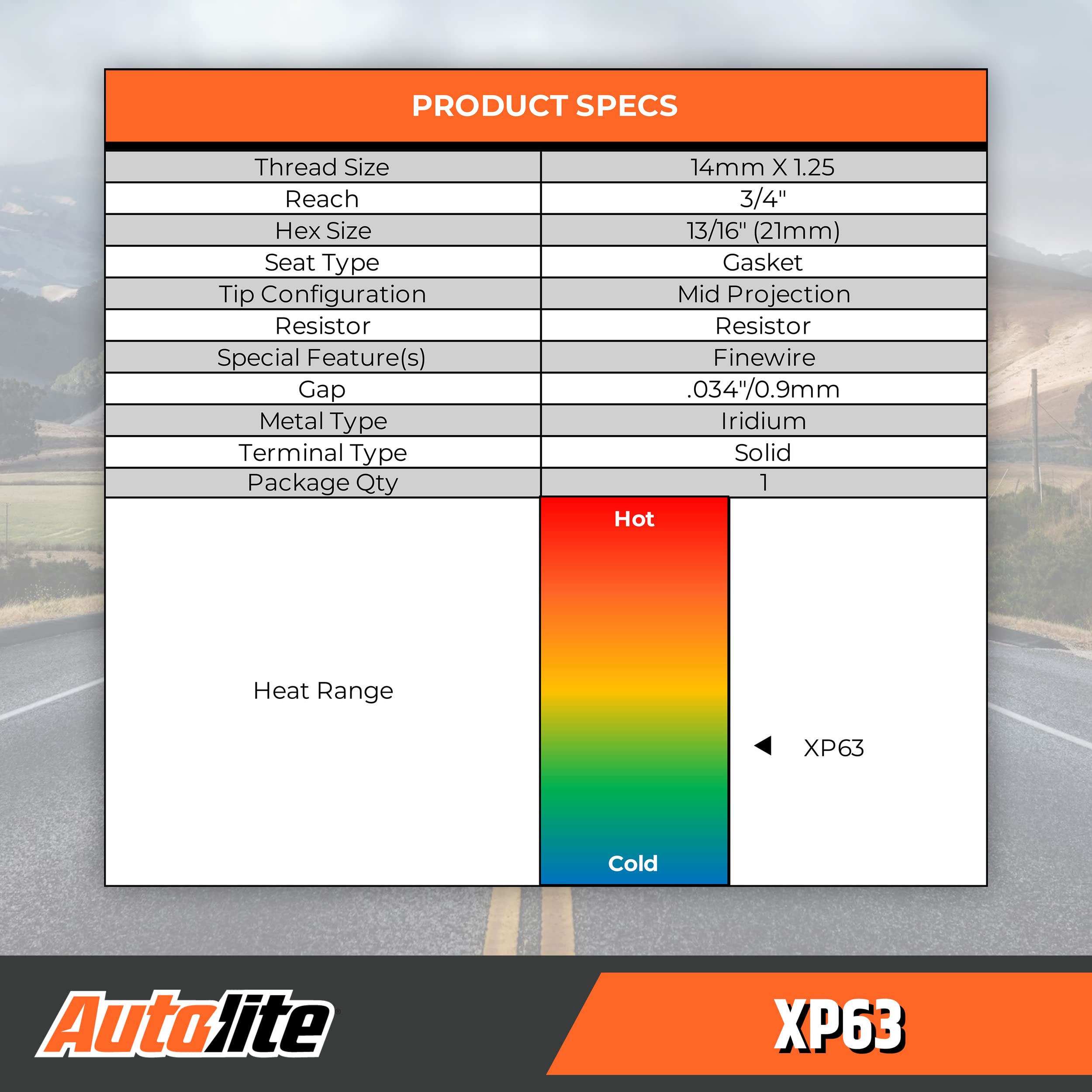 Autolite Iridium XP XP63 Spark Plugs - 4 Pack High Performance Automotive Replacement for Improved Fuel Efficiency & Engine Power - Perfect for Cars, Trucks & SUVs