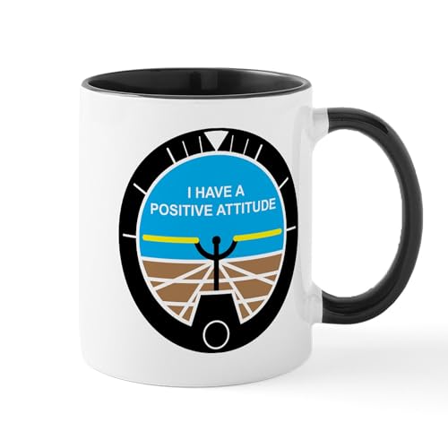 White/Black Inside - I Have A Positive Attitude Mug