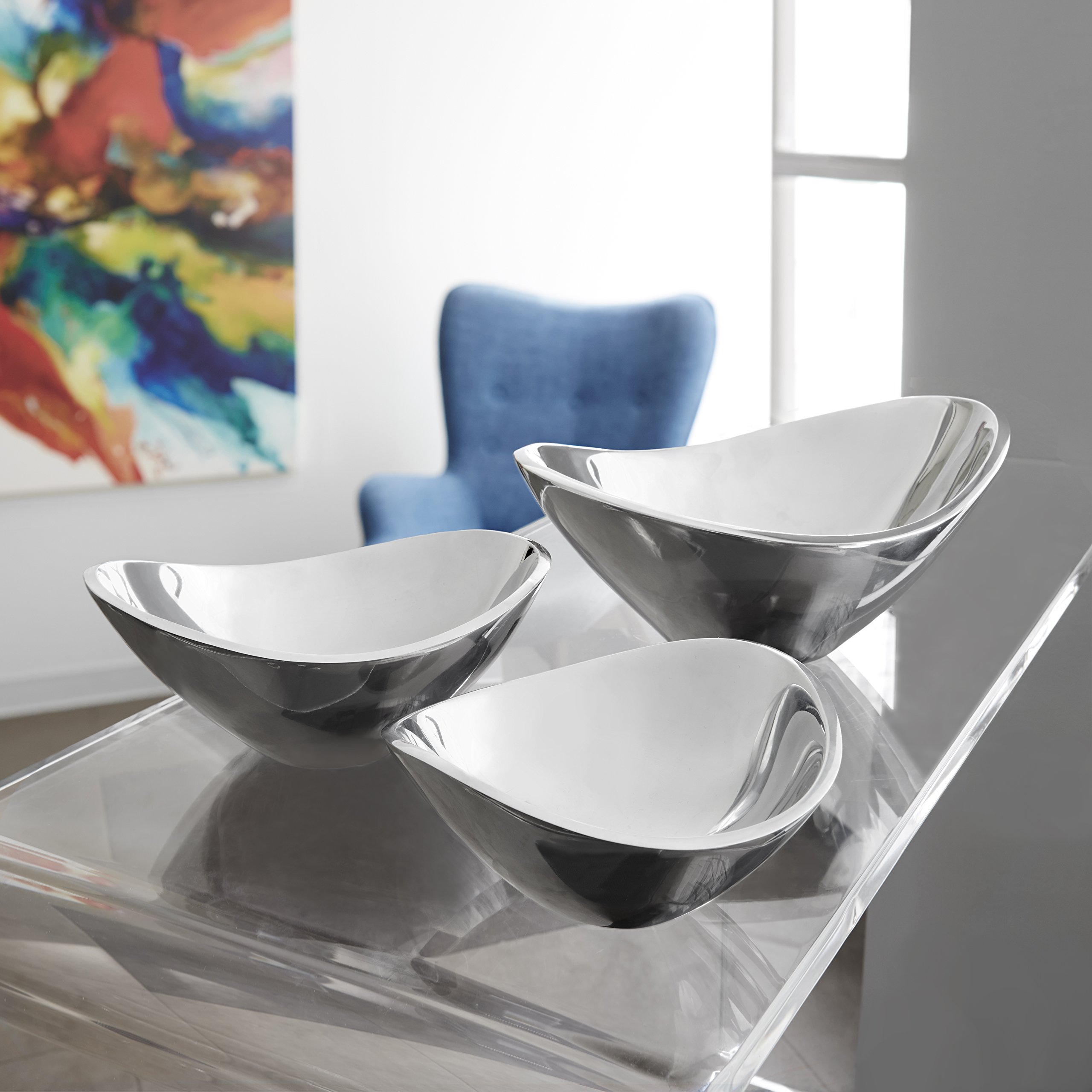Nambe Butterfly Bowl 4.75-inch - Small Sculptural Metal Alloy Serving Bowl for Dining & Home Decor - Oven Safe & Table Ready - Keeps Food Warm or Chilled for Dips, Snacks, Desserts - Modern Kitchen & Party Essential - Handcrafted in India - Perfect for Entertaining, Appetizers, and Stylish Home Accents
