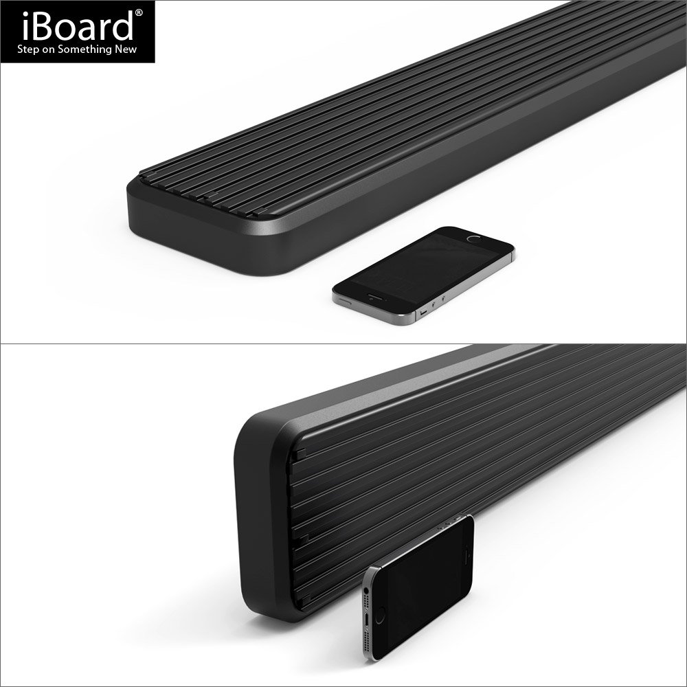 APS 5-Inch Black Running Boards for Ram 1500 (2009-2018 Crew Cab) & Ram 2500/3500 (2010-2024) - Durable Nerf Bars Side Steps for Enhanced Truck Access & Style - Perfect for Off-Roading, Work Trucks & Daily Commutes