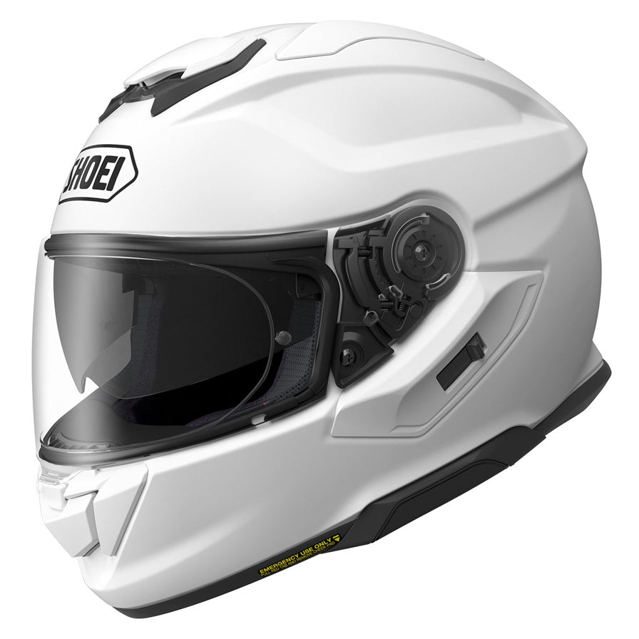 Shoei GT Air 3 Motorcycle Helmet - White Full Face DOT Certified for Men & Women - Perfect for Street Riding, Touring & Commuting